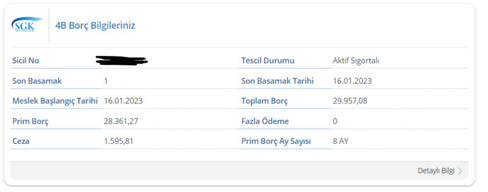 GSS Borcum neden ödeyemiyorum?