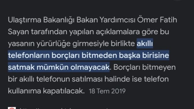 Taksitle alınan telefon satılırmı?