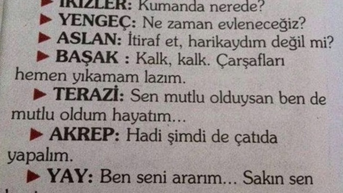 Seviştikten sonra hangi burç ne der sizce?