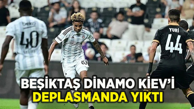 Dinamo Kiev 2 - Beşiktaş 3... Uefa Konferans liginde kartal avantajlı skoru kaptı! Maçı nasıl buldunuz?