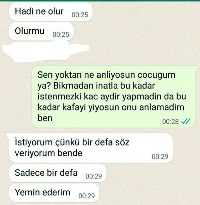 Konuşmayı bırakıyım mı sizce?