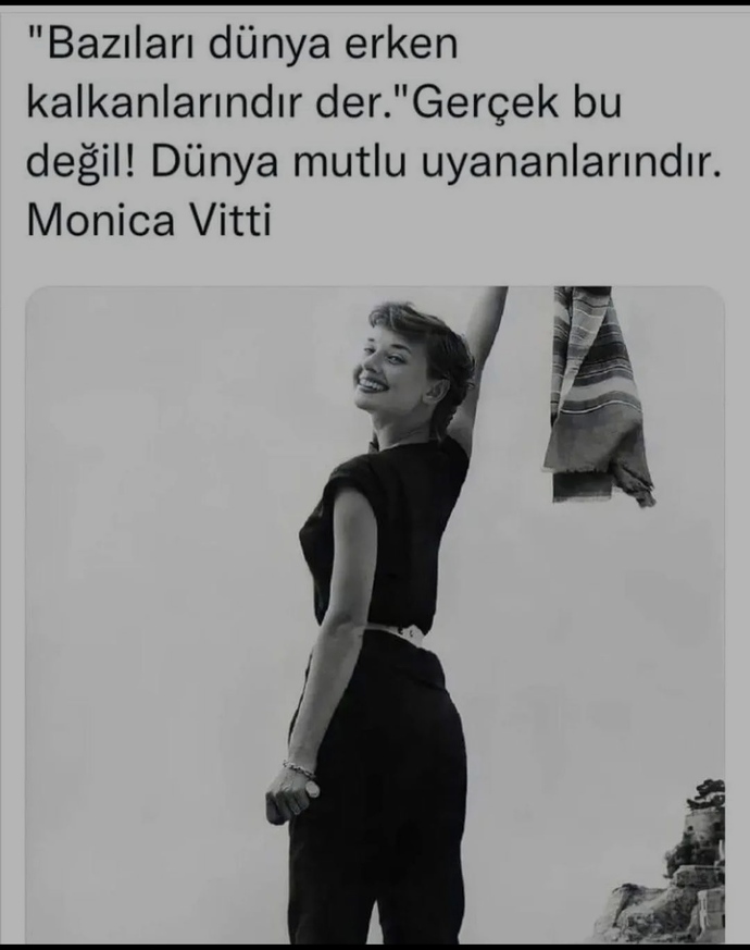 Günaydın 🙂 erken uyananlar burada mı?