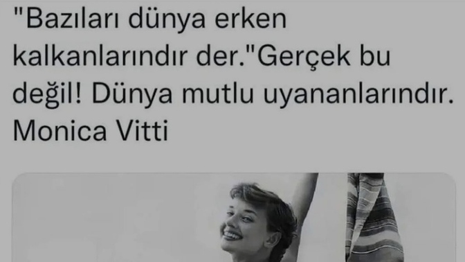 Günaydın 🙂 erken uyananlar burada mı?