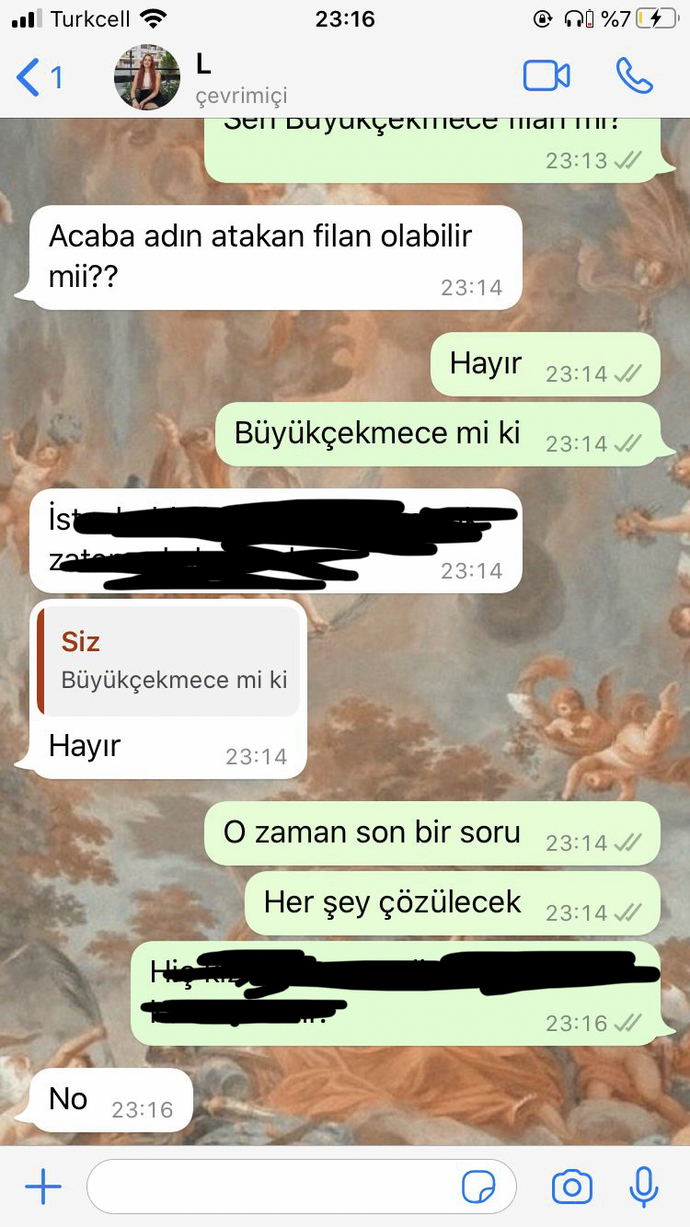 Rehberinizde tanımadığınız kişiler var mı?