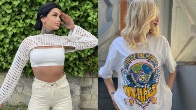 Normal tişört mü yoksa crop mu, hangisi tercihiniz?