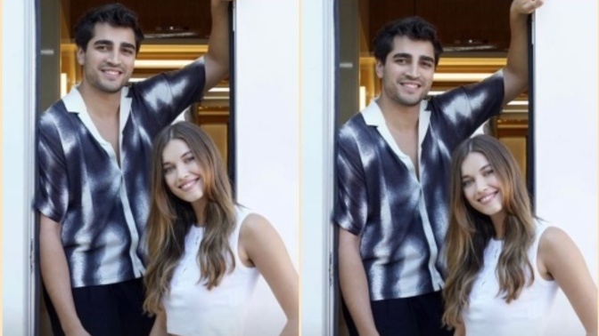 Mert Ramazan Demir ve Afra Saraçoğlu yeni sezonun ilk setinde böyle poz verdi. Eski sevgilinizle aynı ortamda çalışabilir misiniz?