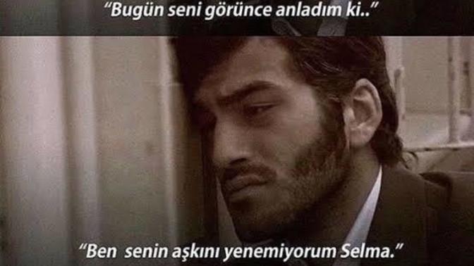 Ben senin aşkını yenemiyorum dediğin biri var mi KS?