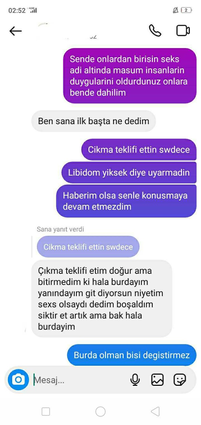 Önemli bir konu. Haklı mıyım, haksız mıyım?