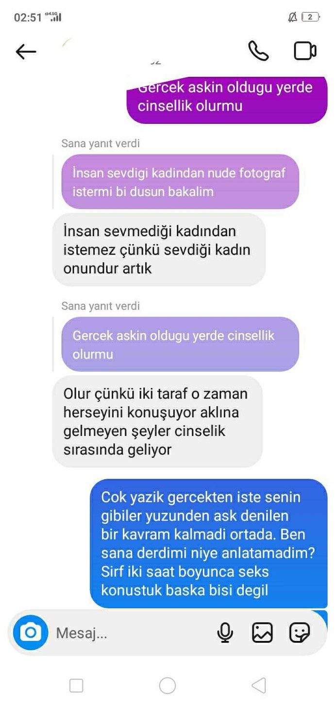 Önemli bir konu. Haklı mıyım, haksız mıyım?