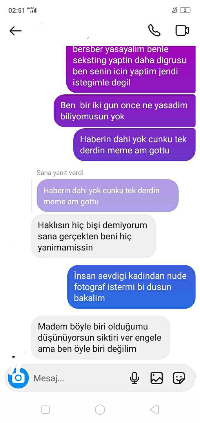Önemli bir konu. Haklı mıyım, haksız mıyım?