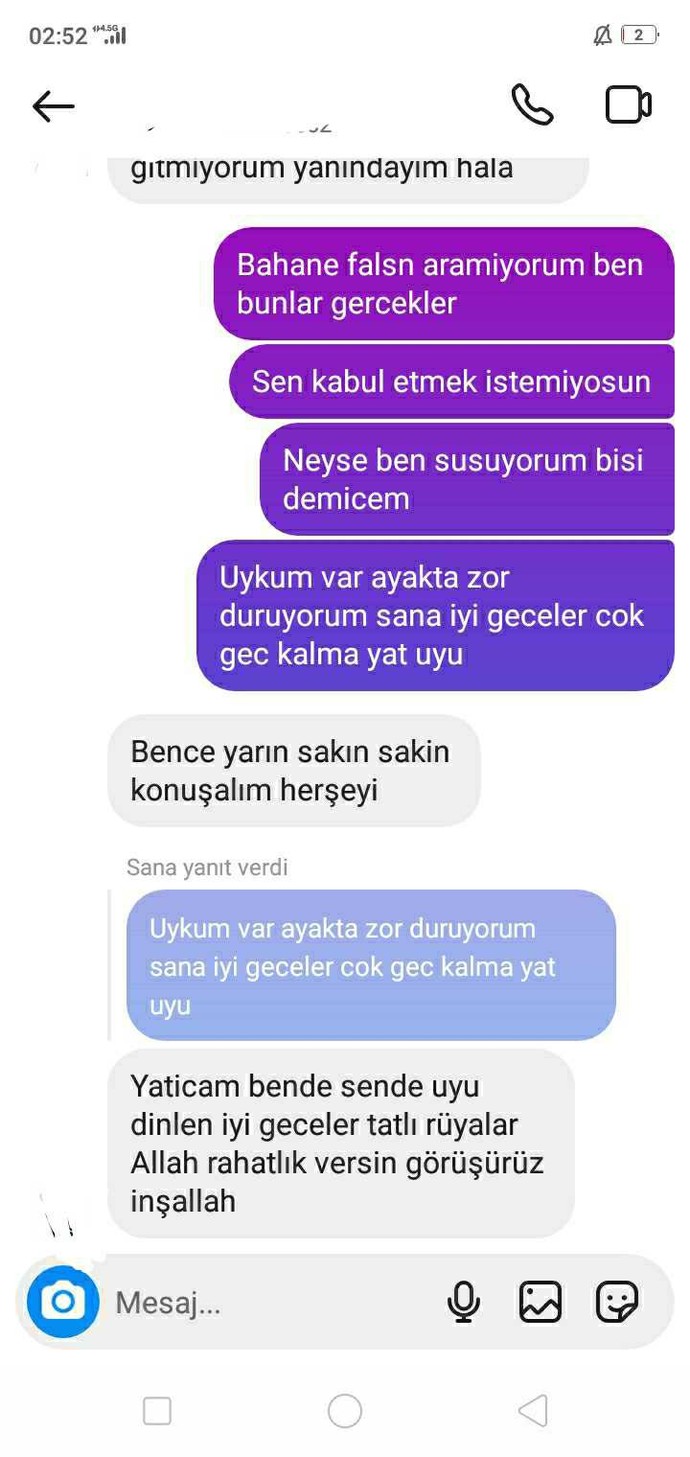 Önemli bir konu. Haklı mıyım, haksız mıyım?