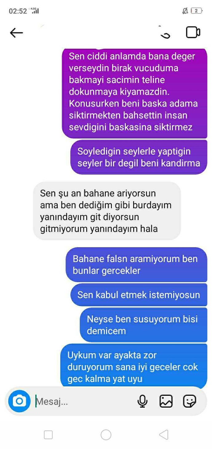 Önemli bir konu. Haklı mıyım, haksız mıyım?