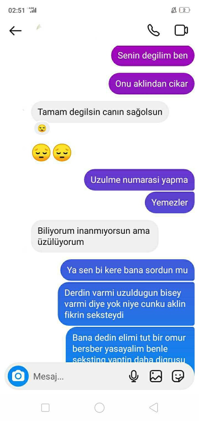 Önemli bir konu. Haklı mıyım, haksız mıyım?