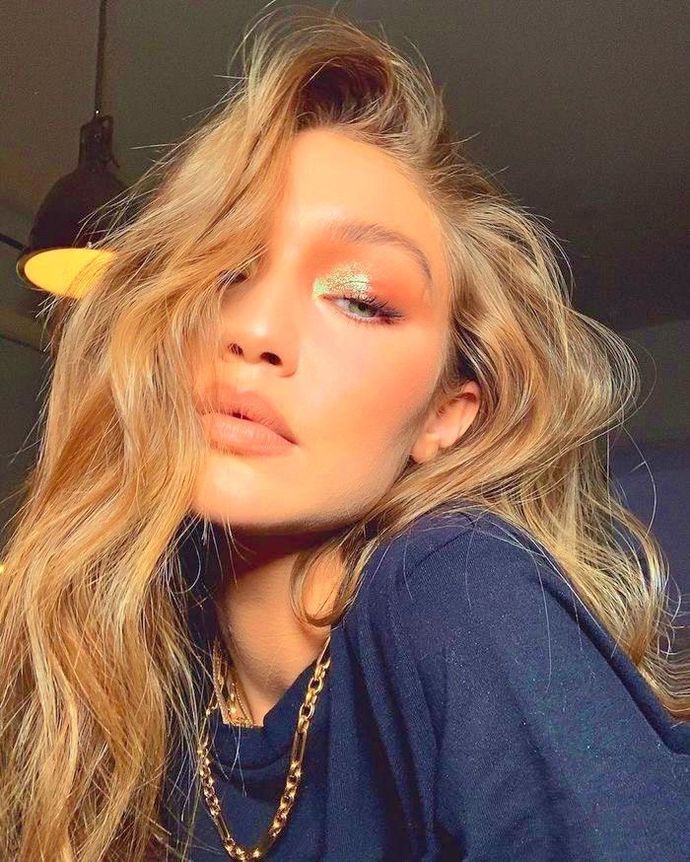 Glam makeup