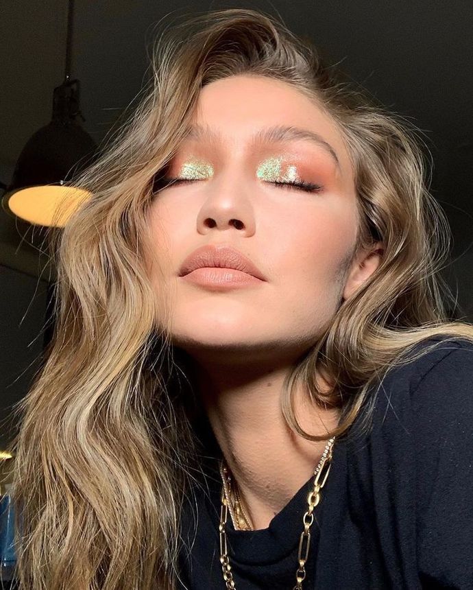Glam makeup