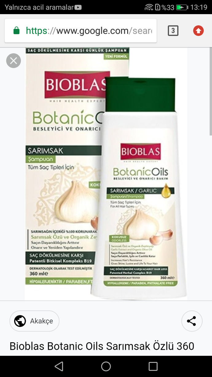Yağlı saçlara bioablas sarımsaklı Şampuan iyi gelir mi? Deneyen var mı?