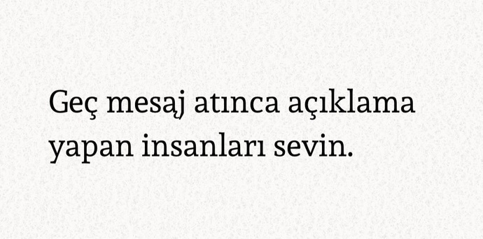 Geç mesaj atınca açıklama yapar mısınız?