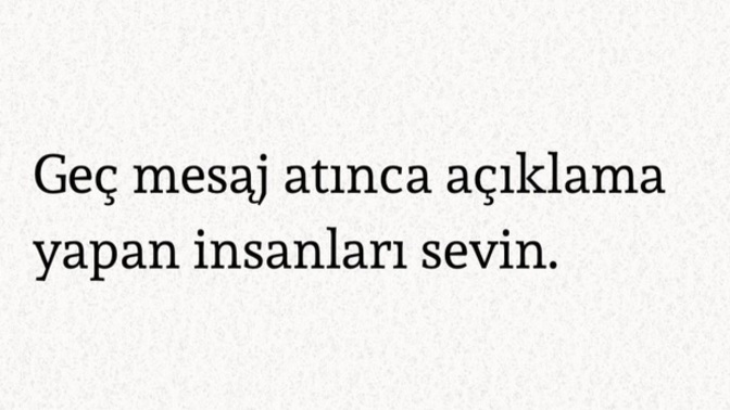 Geç mesaj atınca açıklama yapar mısınız?