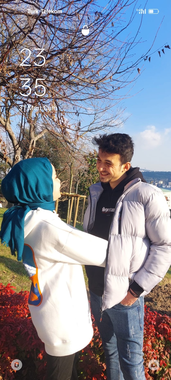 Sizce sevgilimle?