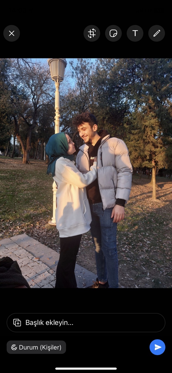 Sizce sevgilimle?