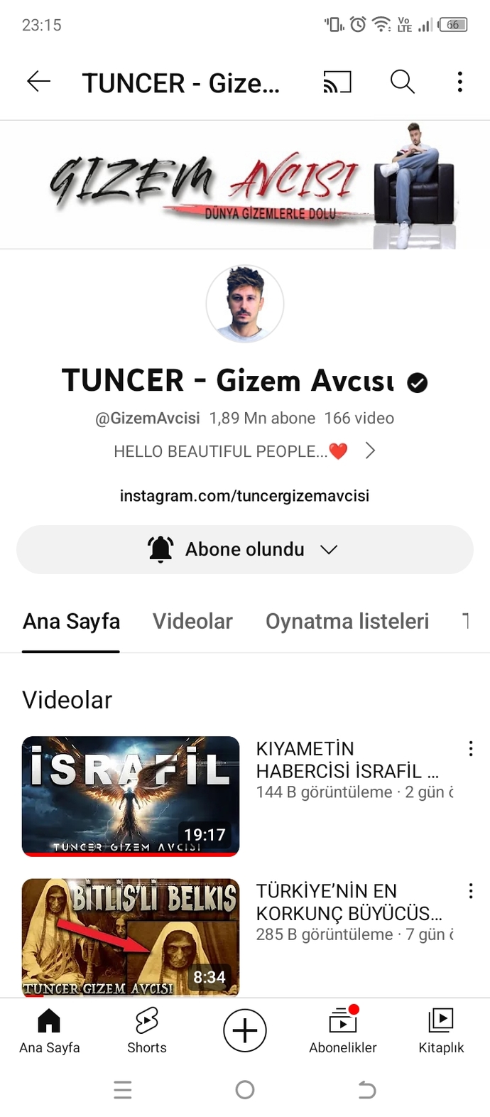 Hangi youtube kanallarını takip edersiniz?