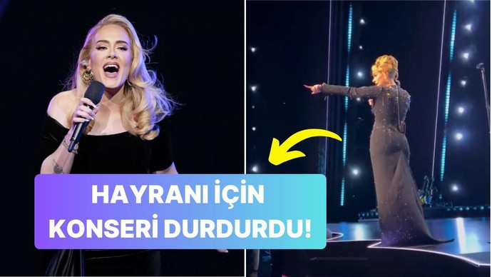 Adele, Taylor Swift gibi büyük bir sanatçı oldaydınız konserin ortasında hayranınız için konseri durdurur muydunuz?