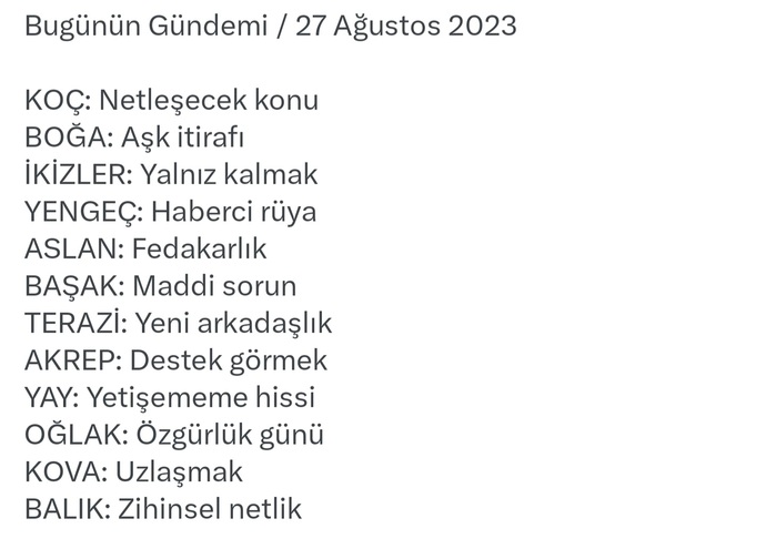Günaydın KS... Burçlara göre bugün gündeminizde ne var?