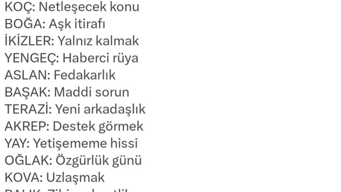 Günaydın KS... Burçlara göre bugün gündeminizde ne var?