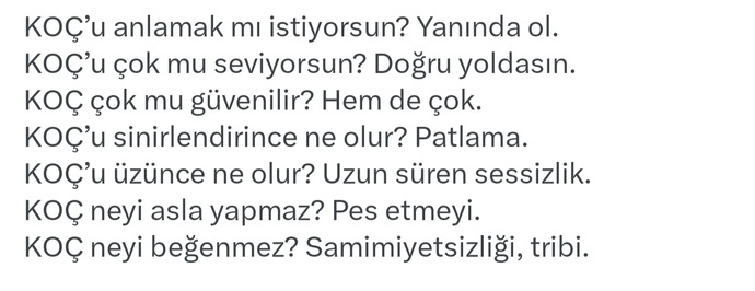 Sizin koç burcu arkadaşınız oldu mu, koç burcunu anlayabildiniz mi?
