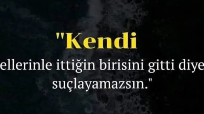 Biten ilişki sonrasında hiç suçu kendinizde aradınız mı?
