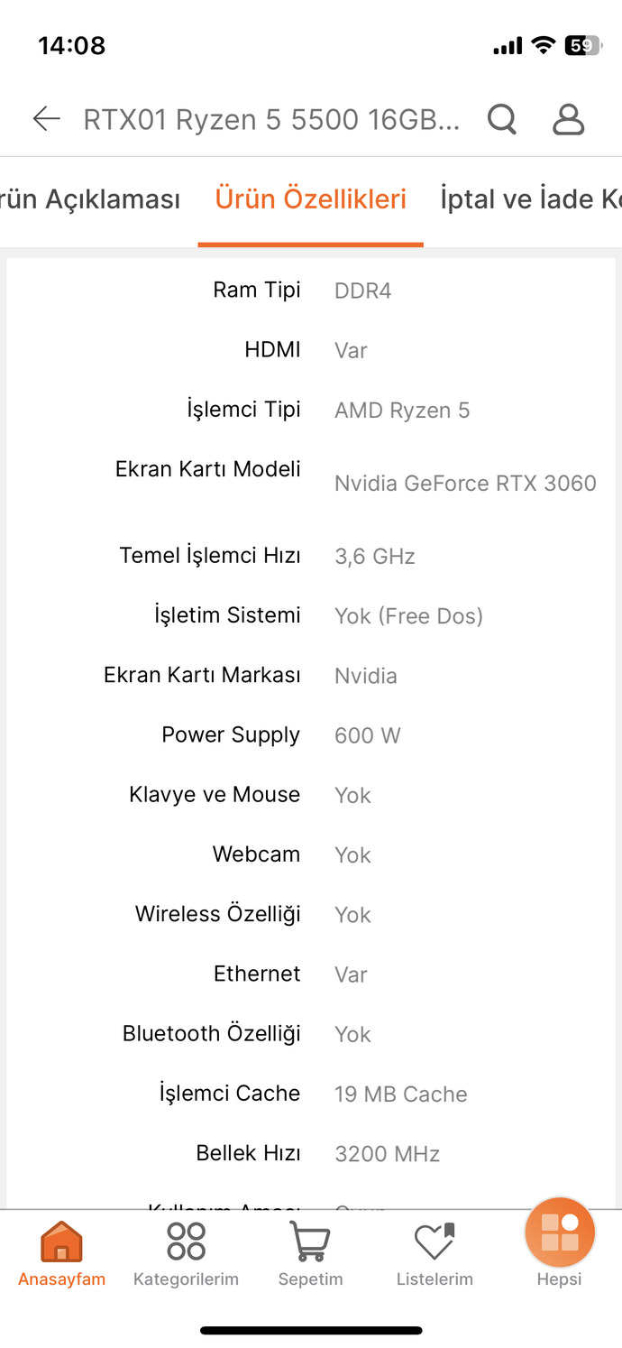 Bu pc alınırmı?