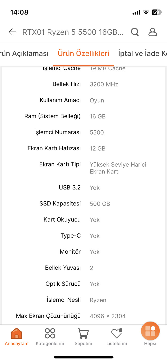Bu pc alınırmı?