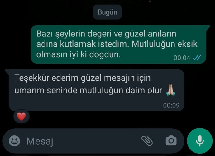 Eski sevgilimin dogum gununu kutladım?