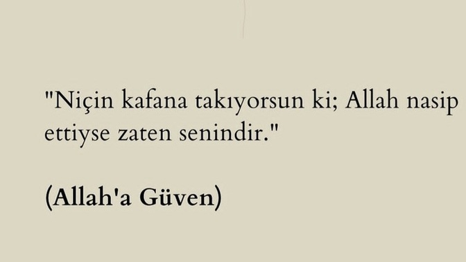 Sıkınti ve dertler size göre kalıcı mı geçiçi mi?