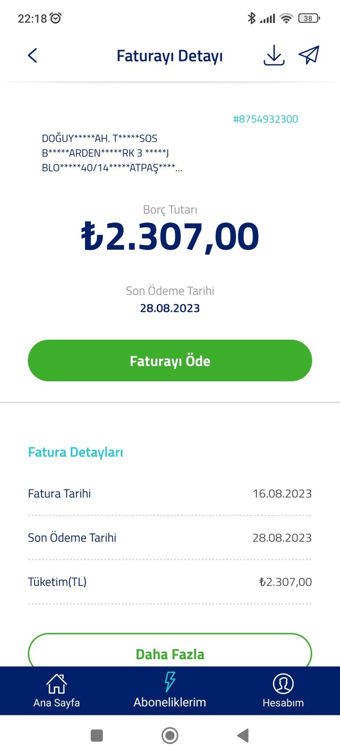 Bu ay elektrik faturanız ne kadar geldi?