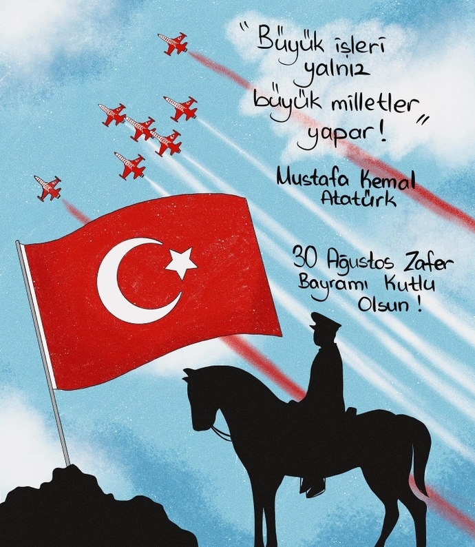 30 Ağustos Zafer Bayramı'mızın 101. yıl dönümünü kutluyoruz! 🇹🇷 Zafer coşkunu bizimle paylaşır mısın KScan🎉?