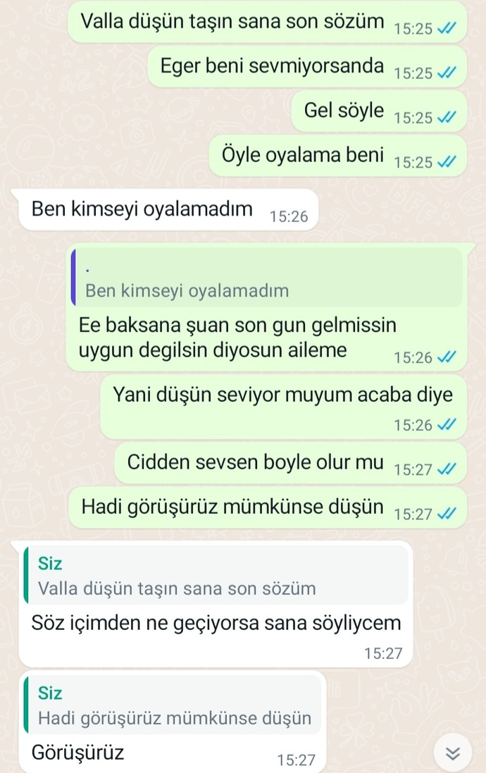 Erkek arkadaşım evlilik için şartlarım var, olmazsa evlenmem diyor. Böyle aşk mı olur?