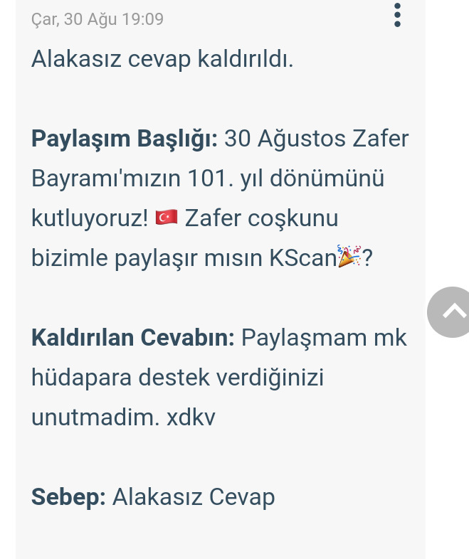En son ne zaman görüşünüz kaldırıldı arkadaşlar?