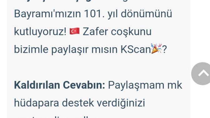 En son ne zaman görüşünüz kaldırıldı arkadaşlar?