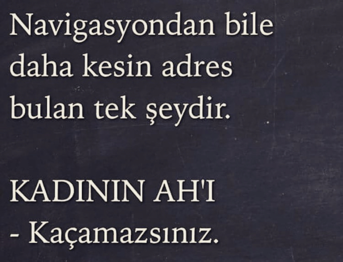 Birinin ahını aldın mi hiç?