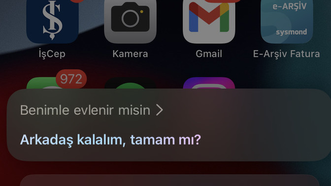 Siri’ye evlenme teklifi ettim?