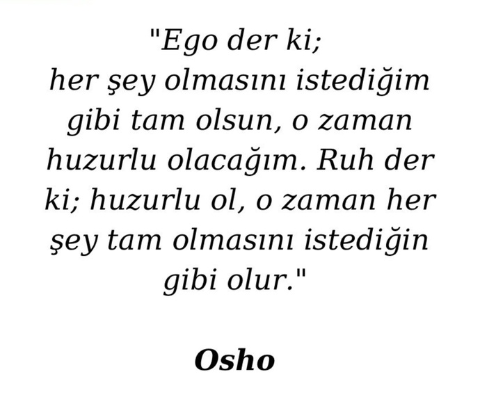 Siz, EGO musunuz, yoksa RUH mu?