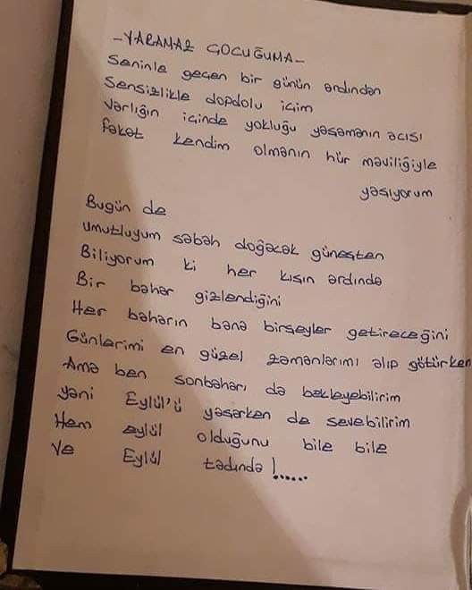 Eylül ayı size ne ifade ediyor?