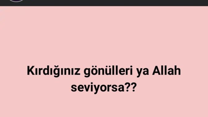 En son kimi kırdıniz?