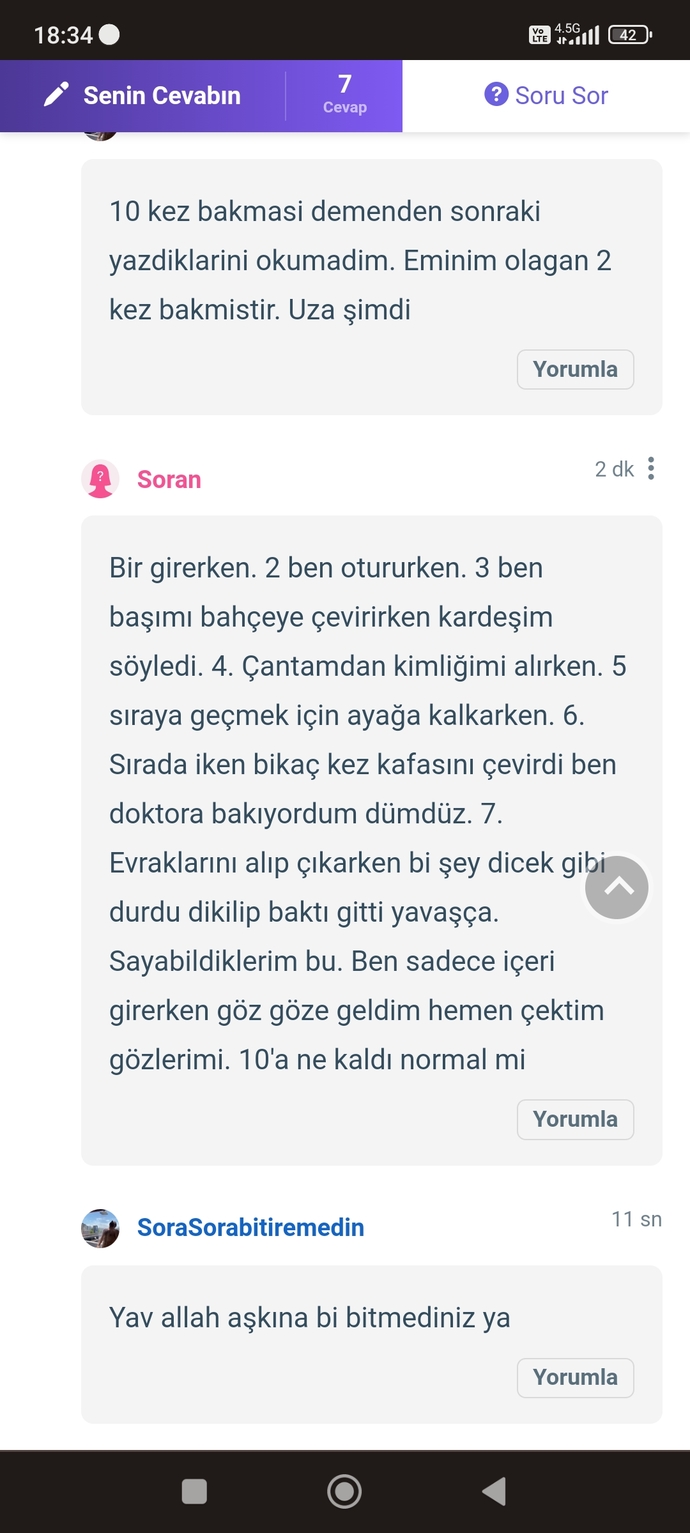 Size bakarlar mı?