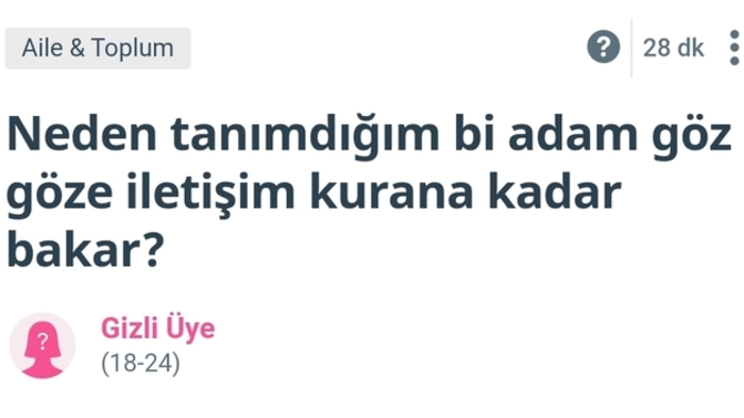 Size bakarlar mı?