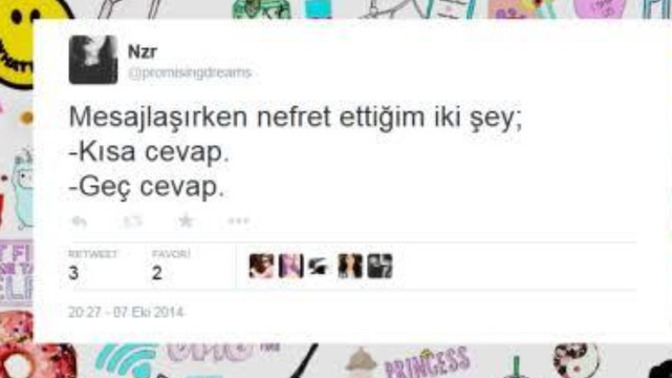Mesaja geç cevap verenler mi daha sinir bozucudur, kısa cevap verenler mi?