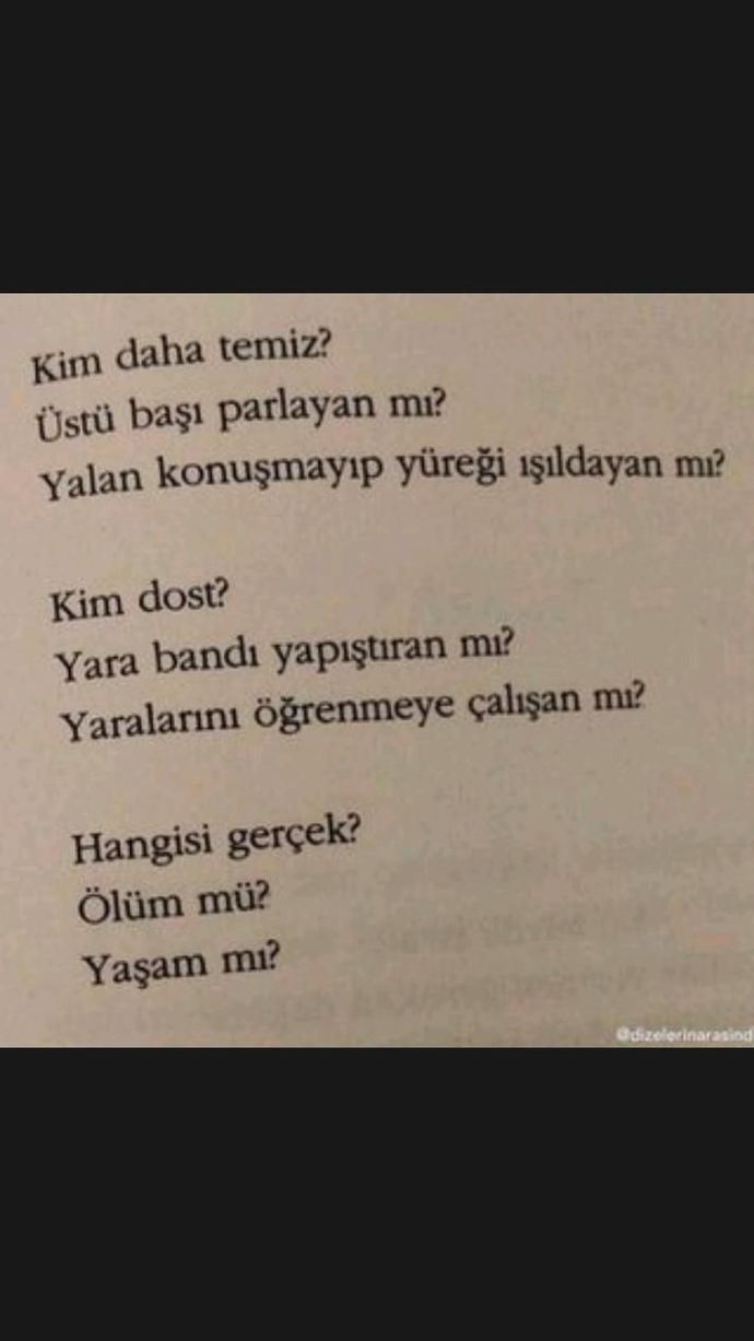 rastgele sevdiğim sözlerden.