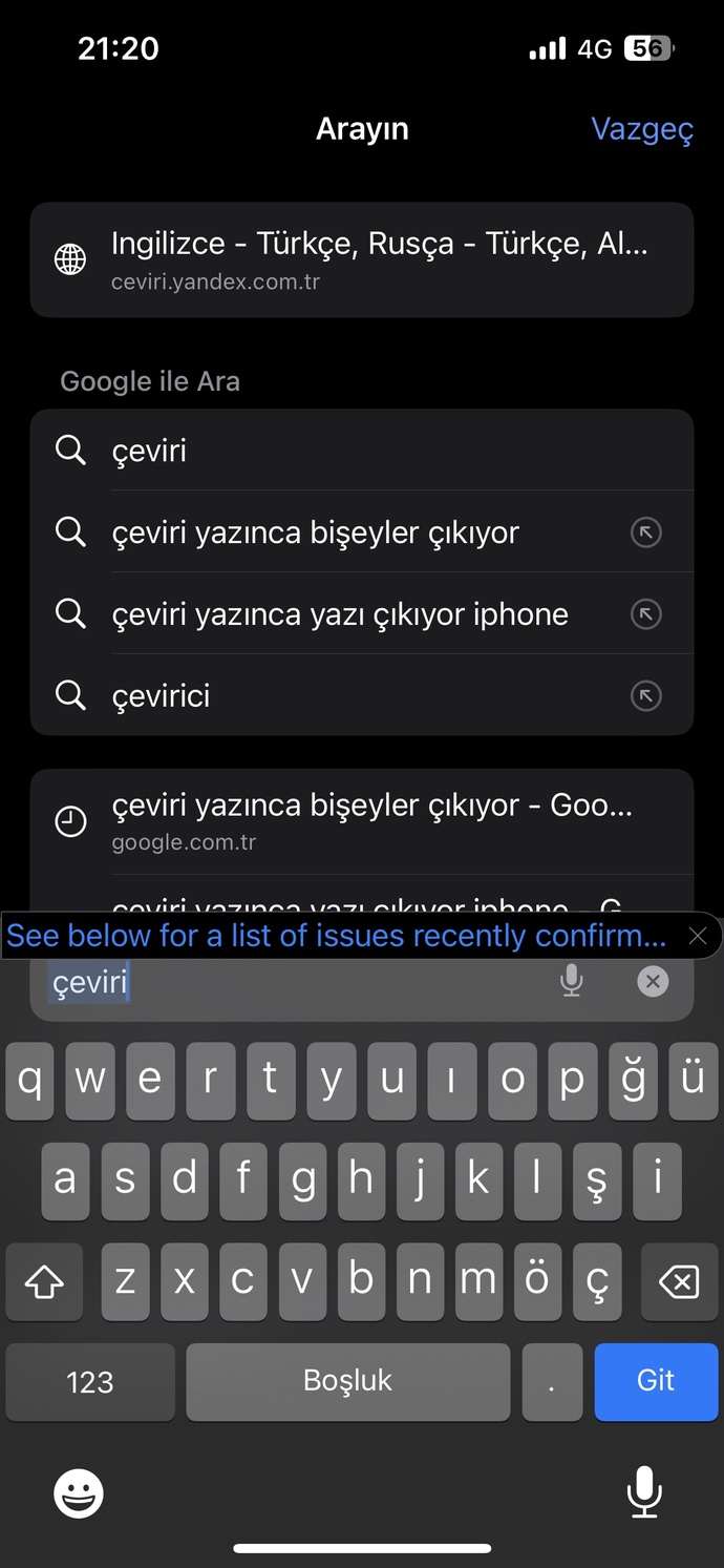 Çeviri yazınca bu kelimeler çıkıyor nasıl silebilirim?