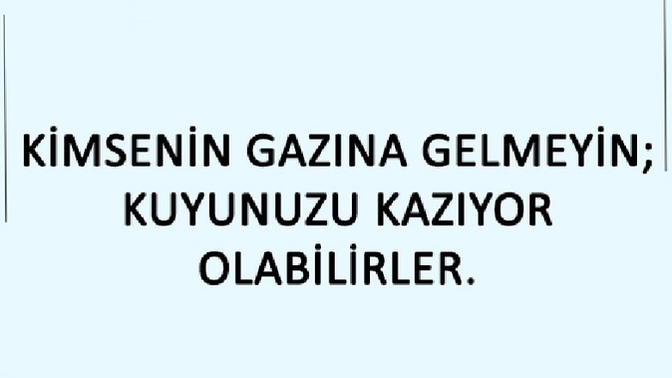 Hiç birilerinin gazına geldiniz mi?